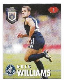 1996 Select AFL Stickers #5 Greg Williams Front